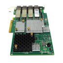 DELL Emulex LPE12004 Quad-Port 8Gb PCIe x8 FC Server Adapter 0TF67T +4x SFP+