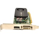 HP Nvidia Quadro K600 700102-001 713379-001 Grafikkarte 1GB DDR3 PCI-E 2.0 x16 DVI DP FP