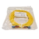 20 x Corning LC-UPC/LC-UPC OS2 9/128 Fiber patch yellow  gelb - 12m NEU NEW
