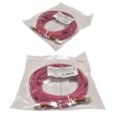 Corning OM4 Duplex FIBER Patch Cord Pink LSZH LC/LC-15m...