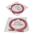 70 x Corning LC-UPC/LC-UPC HD Om4 50/125 Fiber Pink Patch erika -10m NEW NEU
