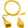 2 x  Yung Netzkabel C20 C19 Power Kabel -Gelb 3m 16A 250V  Verlängerung RPC20C19YL10