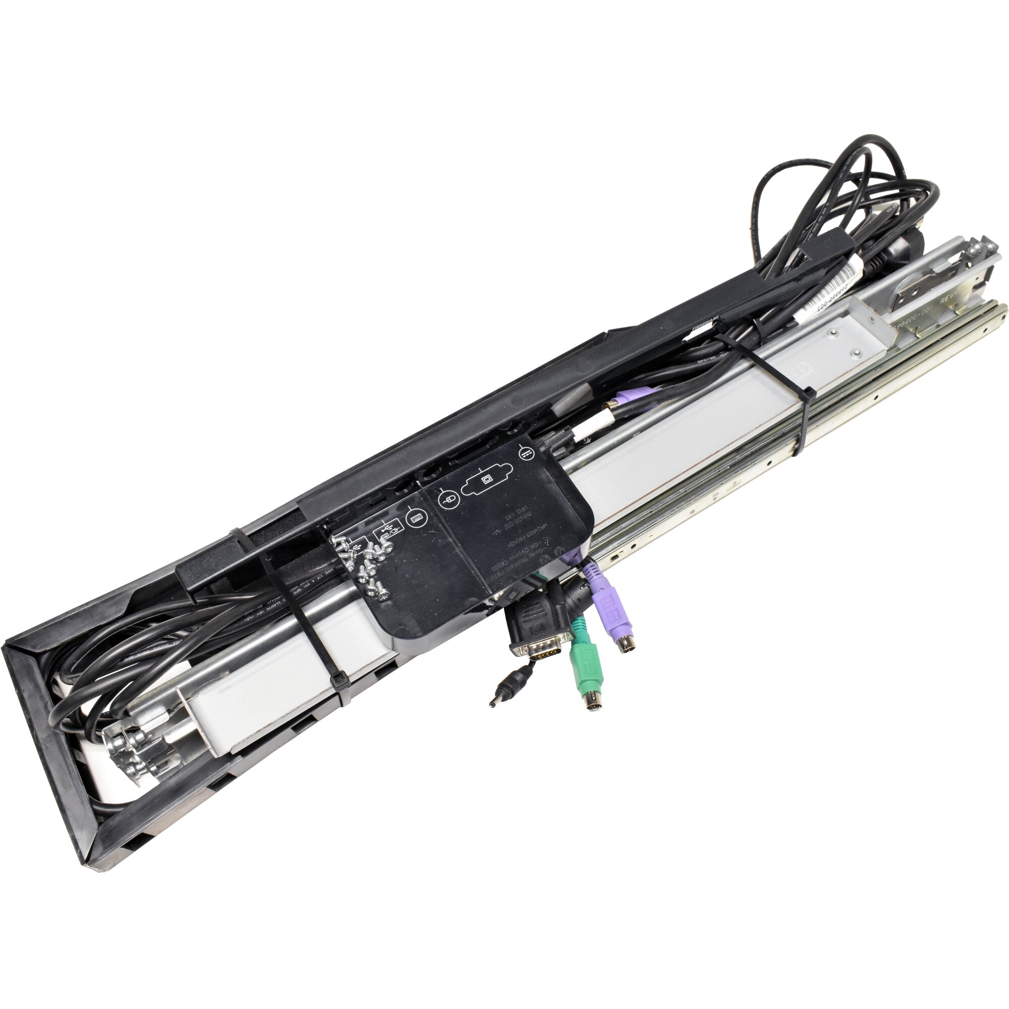 Rkm Racks HP TFT7600 RKM Rail Kit Rackschienen 480949-001 480950-001 + Cable ...