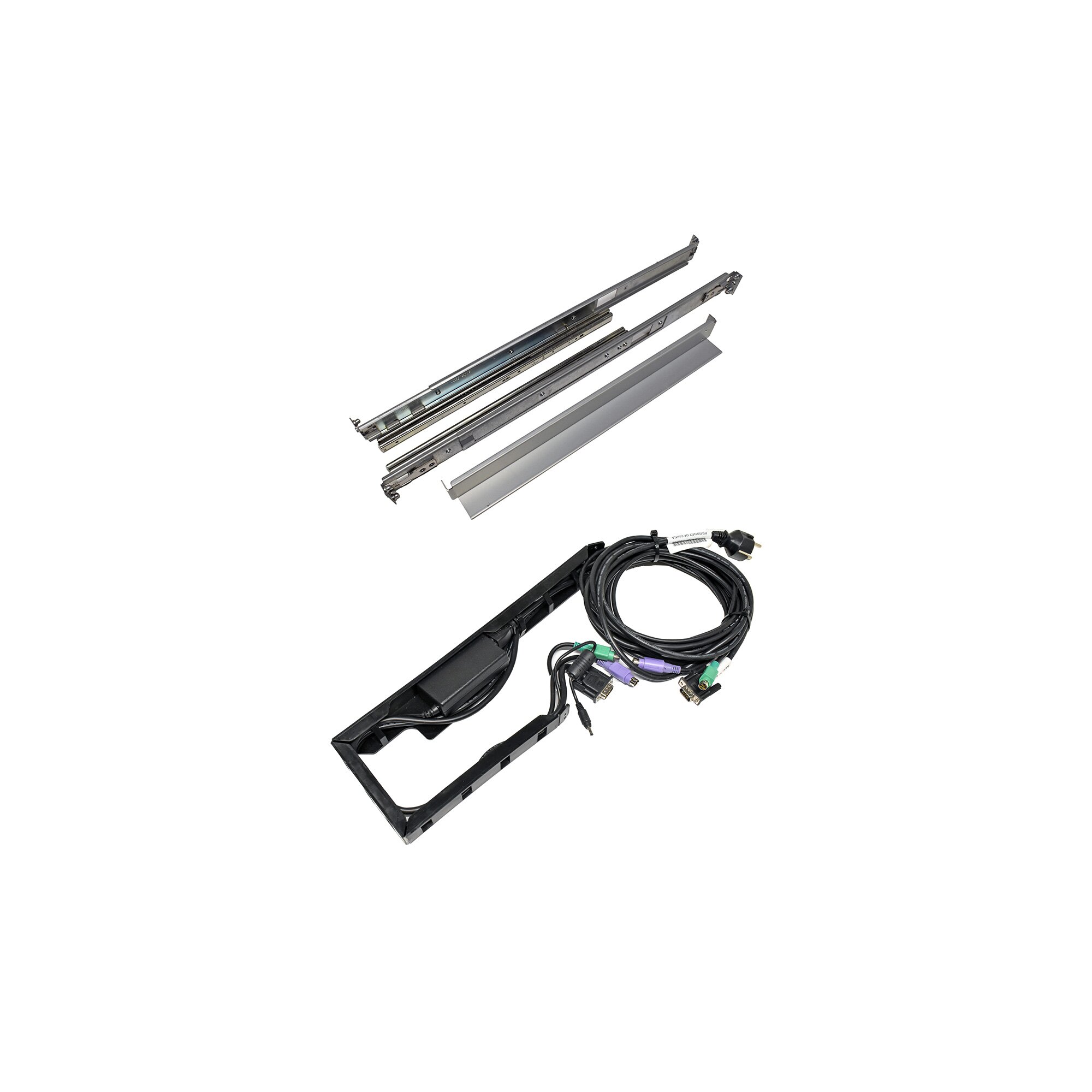 Rkm Racks HP TFT7600 RKM Rail Kit Rackschienen 480949-001 480950-001 + Cable ...