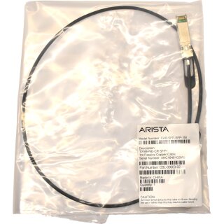 ARISTA CAB-SFP-SFP-1M 10Gb SFP+ / SFP+ Passive Copper Twinax Kabel 1m CBL-00003-02 NEU NEW
