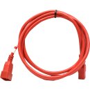 Yung Netzkabel C19 C20 Power Kabel -ROT 3m 16A 250V Verlängerung RPC20C19RD10