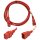 10xYung Netzkabel C19 C20 Power Kabel -ROT 3m 16A 250V Verlängerung RPC20C19RD10