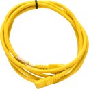 2 x Yung Netzkabel C14 Power Kabel -GELB 3m 10A 250V...