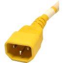 2 x Yung Netzkabel C14 Power Kabel -GELB 3m 10A 250V Verlängerung RPC14C13YL10