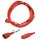 2xYung Netzkabel C14 Power Kabel -ROT 3m 10A 250V Verlängerung RPC14C13RD10