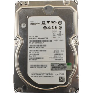 Seagate Constellation ES 4TB 6G 7,2K SATA HDD Festplatte ST4000NM0165 HP 846520-001