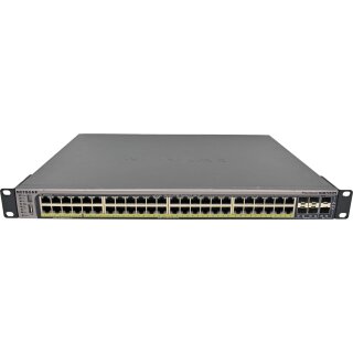 Netgear ProSafe GSM7252PS 8-Port PoE+ 40-Port PoE GE Switch 4x 1G SFP 2x 10G SFP+ 2x Module AX742
