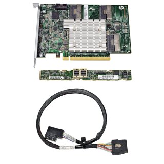 HP 6-Port NVME SSD PCIe x16 Controller Board 824019-001 708724-001 +Express bay backplane +SAS cable