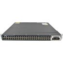 Cisco Catalyst WS-C3560X-48P-L 48-Port PoE Gigabit Ethernet Switch + Modul C3KX-NM-10G + 2x mini GBIC