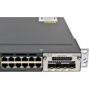 Cisco Catalyst WS-C3560X-48P-L 48-Port PoE Gigabit Ethernet Switch + Modul C3KX-NM-10G + 2x mini GBIC