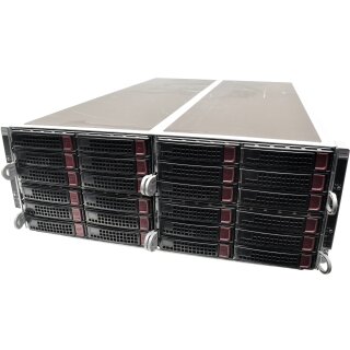 Supermicro Node Server 4xNode X10DRFR-NT 8x E5-2630V4 128GB PC4 32x3,5Bay