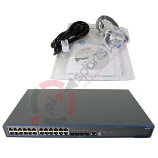 HP H3C JD336A 24-Port Ethernet Switch + 4x SFP Ports HP: A3610-24 H3C: S3610-28P