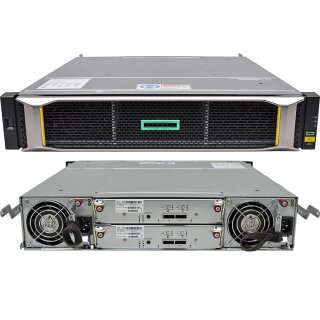 HP MSA 2050 SFF Enclosure Q1J07B 2x 6G x2 Controller 876146-001 24x SFF 2.5 noHDD
