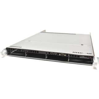 Supermicro CSE-813M 1U Server ASUS P9D-MV E3-1220 V3 3,1GHz 16GB RAM PC3 4x 3,5"