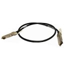 Amphenol FCI Datenkabel 1m lang QSFP+ - QSFP+ 30AWG 10093084-2010HFLF