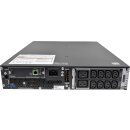 APC Smart UPS SRT3000XLI 3000VA 2700W 2HE USV 8x C13 2x C19 + NIC AP9640 + 2 x Battery