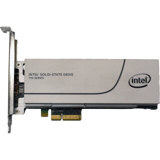 Intel SSD 750 Series 400GB PCIe3 x4 NMVe SSD Card SSDPEDMW400G4 FP