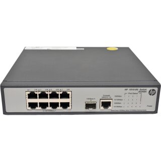 HP 1910-8G JG348A 8-Port Gigabit Ethernet Switch 1x SFP 1x Mini-GBIC