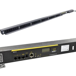 Geist RCX-D MU3302Q URCXW423-103C13PS56-D 42xC13 Metered PDU 3-Phasen + Rackmontageblech