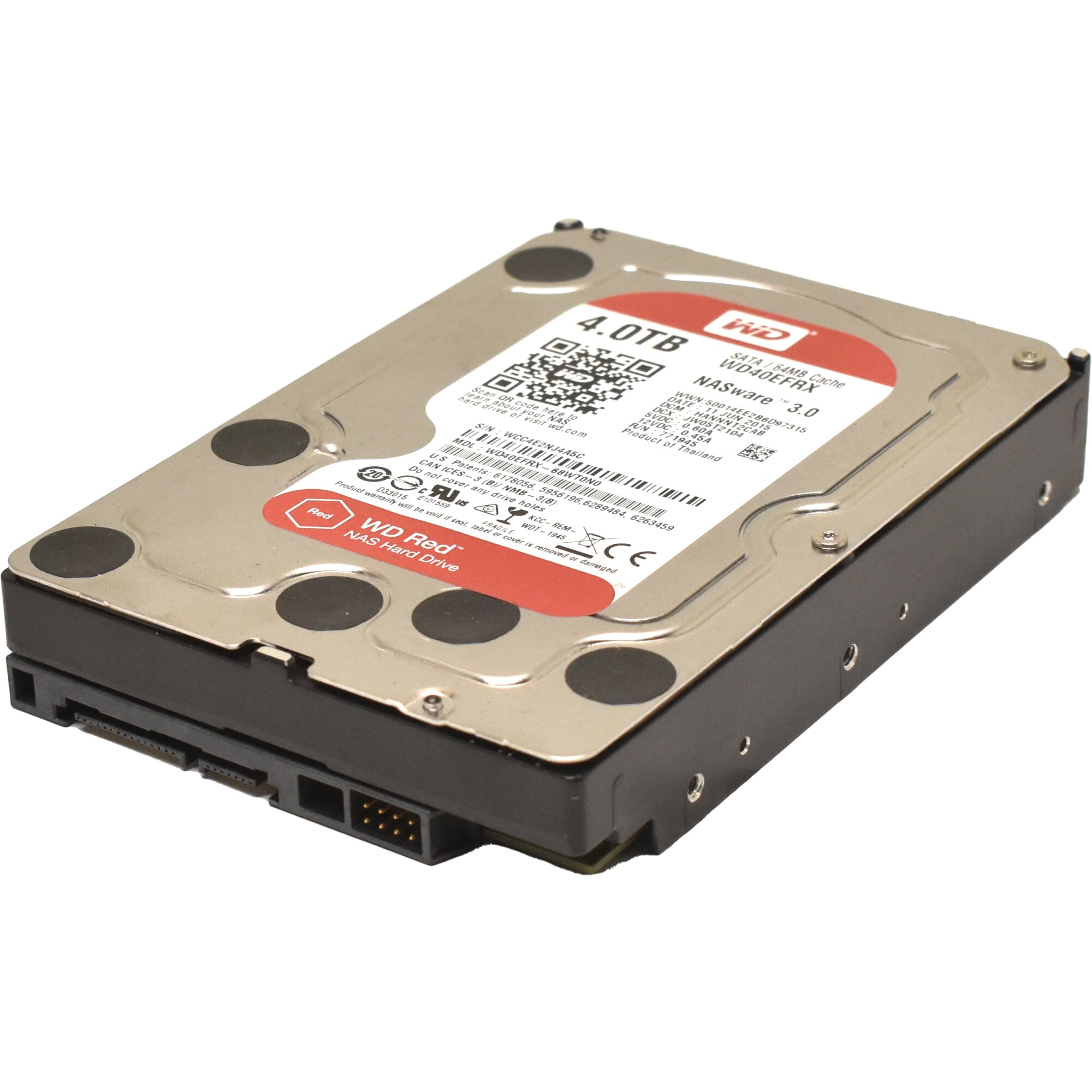 WD40EFRX NAS用 HDD 4TB ハードディスク WD Red 4TB HDD 2台セット