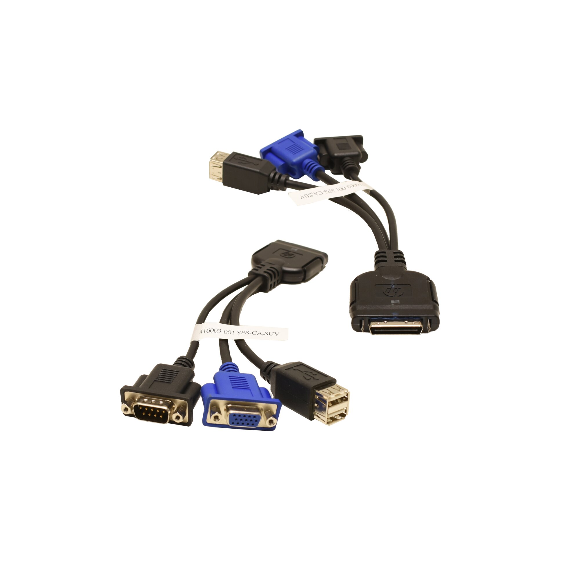 HP 409496-001 Local I/O KVM SUV Diagnostic Cable USB VGA 36