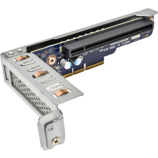 Gigabyte G292-Z20 / G292-280 PCIe x16 Low-Profile Riser Card CRSG01A + Cage Left Side