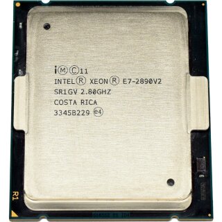 Intel Xeon Processor E7-2890 V2 15-Core 2.80 GHz 37,5MB Cache FCLGA2011 SR1GV