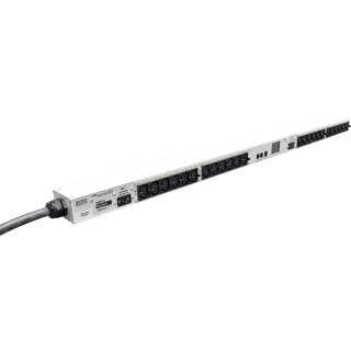 BayTech MMP14 Rack PDU Metered Single-Phase Null HE 32A 230V 24x C13 integrated locking clips