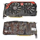 MSI Twin Frozr N760 TF 2GD5/OC NVIDIA GeForce GTX 760 Graphics Card 2GB GDDR5 PCIe 3.0 x16 + Power Kabel