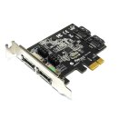 StarTech 2-Port PCIe x1 6Gb SATA III Schnittstellenkarte PEXESAT322I