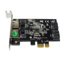 StarTech 2-Port PCIe x1 6Gb SATA III Schnittstellenkarte PEXESAT322I