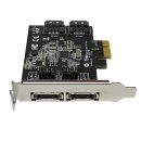 StarTech 2-Port PCIe x1 6Gb SATA III Schnittstellenkarte PEXESAT322I