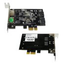 StarTech 2-Port PCIe x1 6Gb SATA III Schnittstellenkarte PEXESAT322I