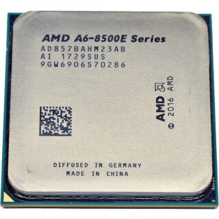 AMD PRO A6-8570E APU Processor AD857BAHM23AB Duo-Core 3.0GHz 1MB Cache AM4