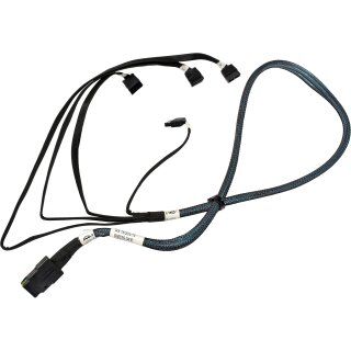 Amphenol RMS36-3653 Mini SAS zu SFF-8087 4x SATA Kabel 80cm