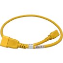 Panduit Netzkabel C20 C13 Power Kabel Gelb 0,9m 16A 250V Verlängerung NPCC17X-1