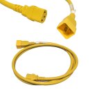 Panduit Netzkabel C20 C13 Power Kabel Gelb 1,8m 16A 250V Verlängerung NPCC19X-1