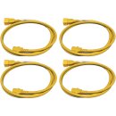 4x Panduit Netzkabel C20 C13 Power Kabel Gelb 1,8m 16A...