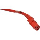 Panduit Netzkabel C14 C13 Power Kabel rot 3m 10A 250V Verlängerung PC14C13RD10-Q