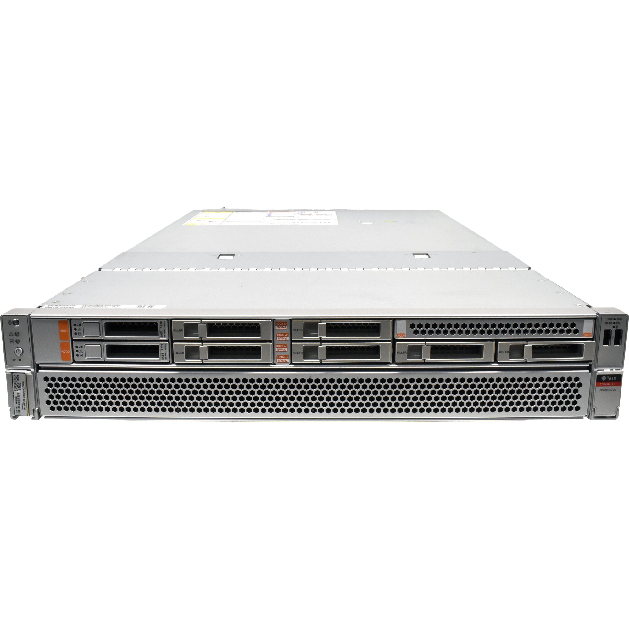 Sun Oracle Sparc S7-2L Rack Server 2x Sparc S7 CPU 4,2 GHz 8-Core 0GB ...