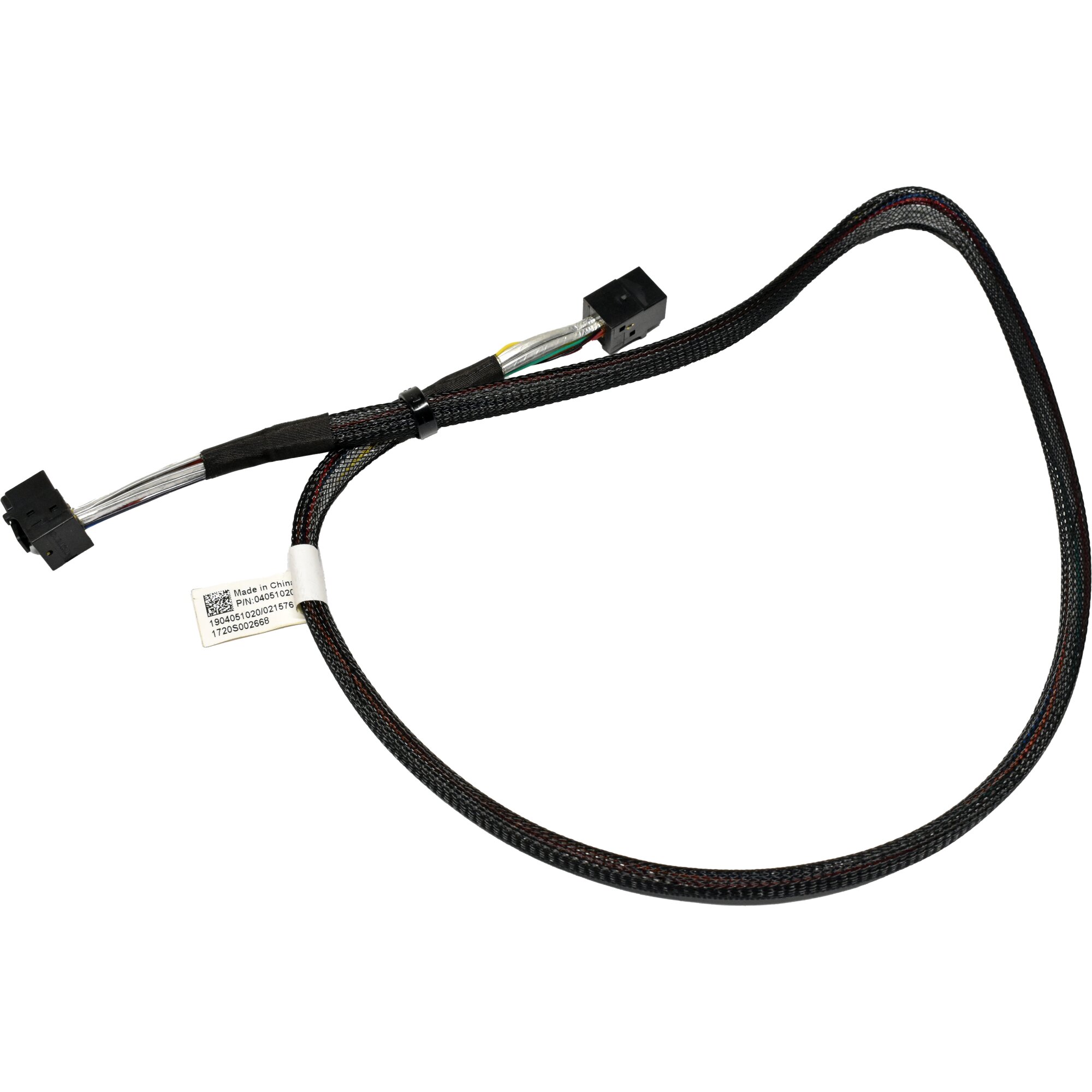 LUXSHARE Mini-SAS 04051020 SFF-863 90°gomito a SFF-8683 Cavi SAS 12Gb 72cm