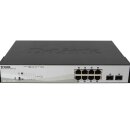 D-Link DGS-1210-10P 8-Port PoE+ Gigabit Ethernet Switch 2x SFP