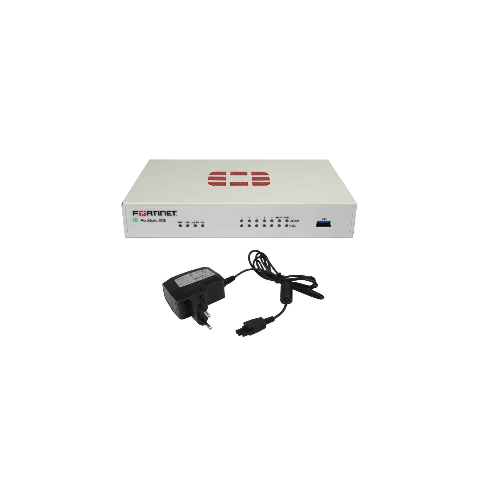 Fortinet FortiGate 50E FG-50E P17464-04-02 5-Port GE