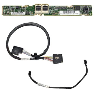 HP SAS-Backplane for Express Bay 2x 2,5 DL160 G9 DL360p G9 G10 823791-001 743458-001 + Kabel