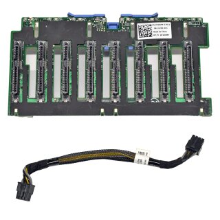 DELL 0TGNMY SAS Backplane 8 x 2.5” für PowerEdge R730 + Kabel